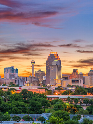 Cityscape of San Antonio